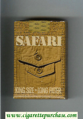 Safari soft box cigarettes