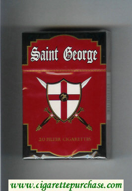 Saint George cigarettes hard box