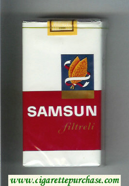Samsun Filtreli 100s cigarettes soft box