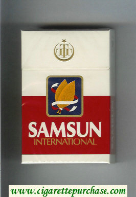 Samsun International cigarettes hard box