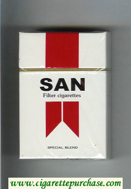 San Special Blend cigarettes hard box