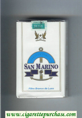 San Marino Filtro Branco de Luxo cigarettes soft box