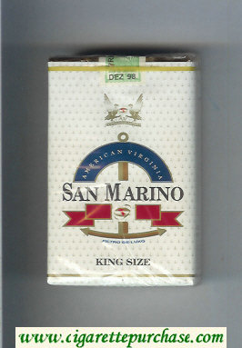 San Marino King Size cigarettes soft box