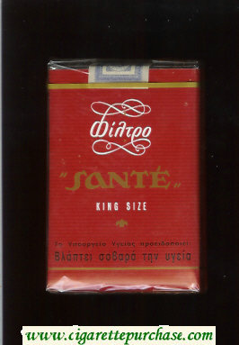 Sante Filtro King Size cigarettes soft box