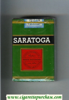 Saratoga cigarettes soft box