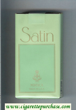 Satin Menthol 100s cigarettes soft box