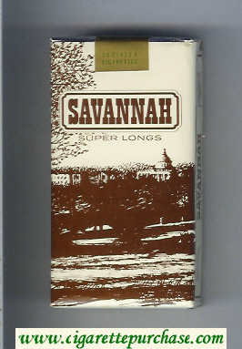 Savannah Super Longs 100s cigarettes soft box