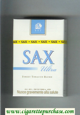 Sax Ultra cigarettes hard box