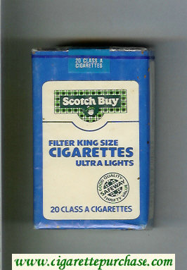 Scotch Buy Safeway Filter Cigaretess Ultra Lights cigarettes soft box