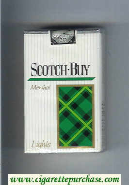 Scotch-Buy Lights Menthol cigarettes soft box