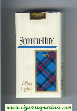 Scotch-Buy Ultra Lights 100s cigarettes soft box