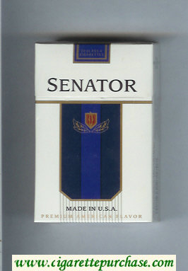 Senator Premium American Flavor cigarettes hard box