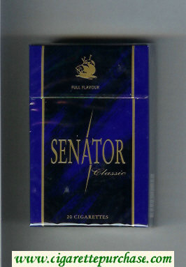 Senator Classic Full Flavor cigarettes hard box