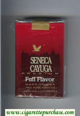 Seneca Cayuga Premium Full Flavor cigarettes soft box