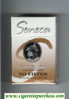 Seneca Full Flavor American Blend No Filter cigarettes hard box