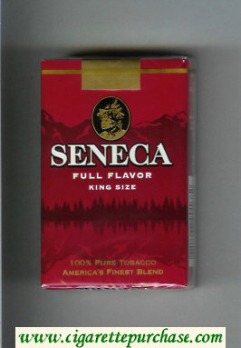 Seneca Full Flavor King Size cigarettes soft box