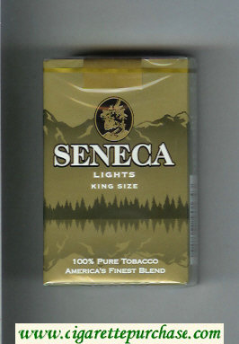 Seneca Lights cigarettes soft box