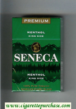 Seneca Menthol cigarettes hard box