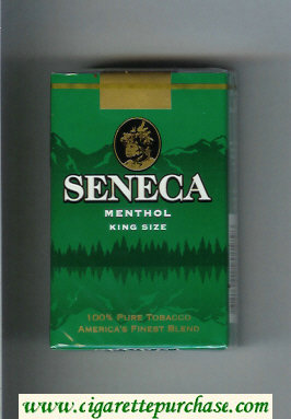 Seneca Menthol cigarettes soft box