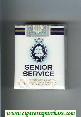 Senior Service cigarettes soft box