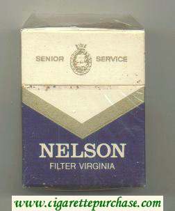 Senior Service NELSON cigarettes hard box