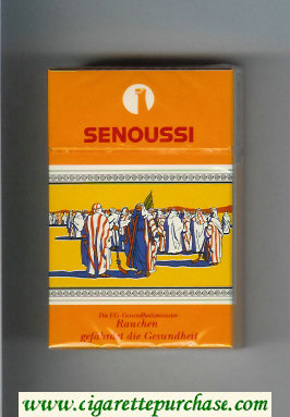 Senoussi cigarettes hard box