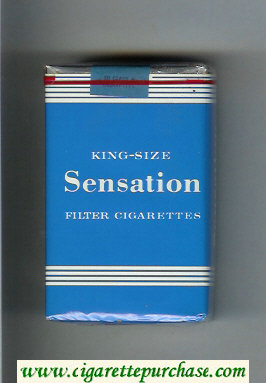 Sensation Filter cigarettes soft box