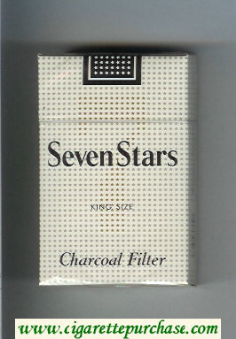 Seven Stars 7 Charcoal Filter cigarettes hard box