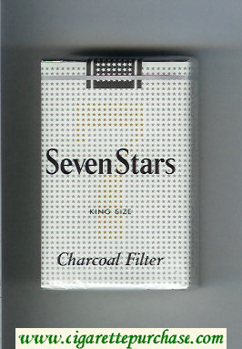 Seven Stars 7 Charcoal Filter cigarettes soft box