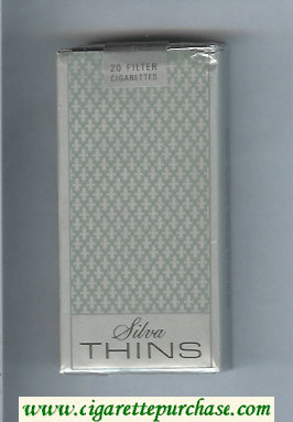 Silva Thins 100s cigarettes soft box