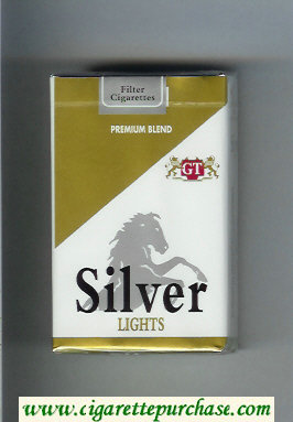 Silver Lights Premium Blend cigarettes soft box