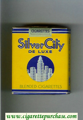 Silver City De Luxe Blended cigarettes soft box