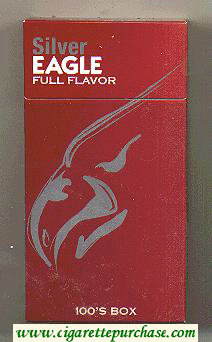 Silver Eagle Full Flavor 100s BOX cigarettes hard box