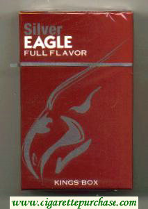 Silver Eagle Full Flavor Kings Box cigarettes hard box
