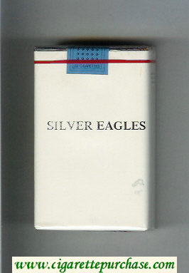 Silver Eagles cigarettes soft box