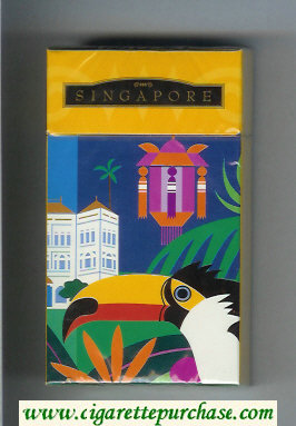 Singapore 100s cigarettes hard box