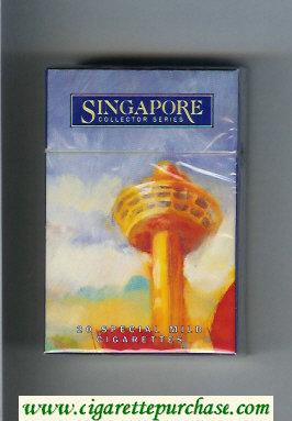 Singapore cigarettes Collector Series Special Mild hard box