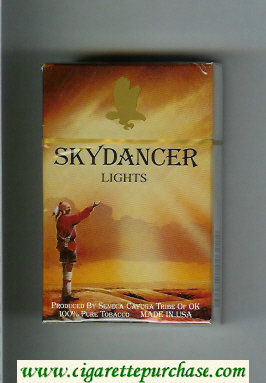 Skydancer Lights cigarettes hard box