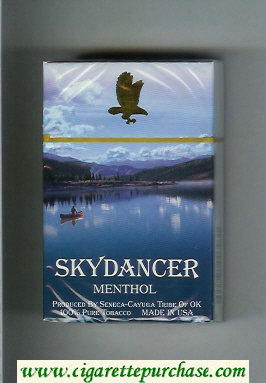 Skydancer Menthol cigarettes hard box