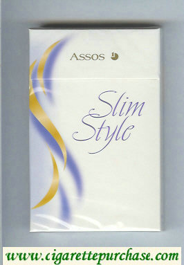 Slim Style Assos 100s cigarettes hard box