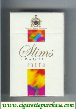 Slims Raquel Extra 100s cigarettes hard box