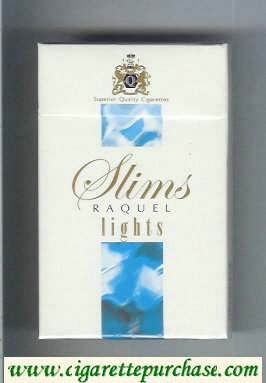 Slims Raquel Lights 100s cigarettes hard box