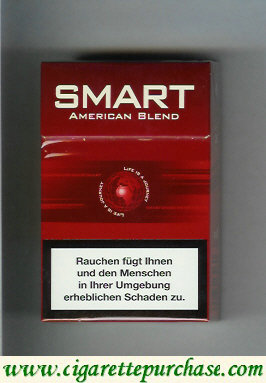 Smart American Blend cigarettes red hard box