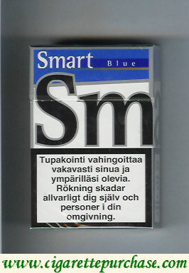 Smart Blue cigarettes Smooth Taste hard box