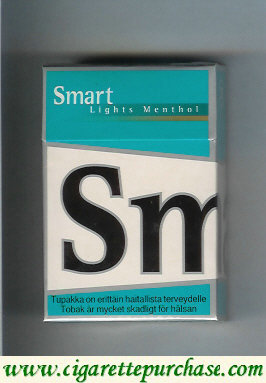 Smart Lights Menthol cigarettes hard box