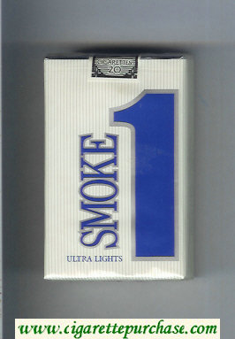 Smoke 1 Ultra Lights cigarettes soft box