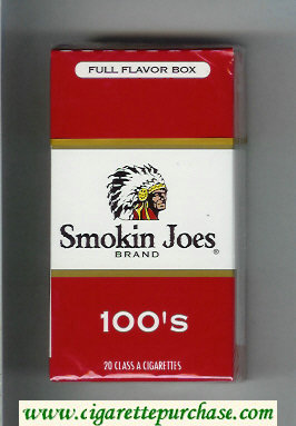 Smokin Joes Brand Full Flavor Box 100s cigarettes hard box