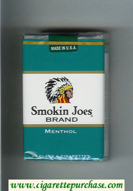 Smokin Joes Brand Menthol cigarettes soft box