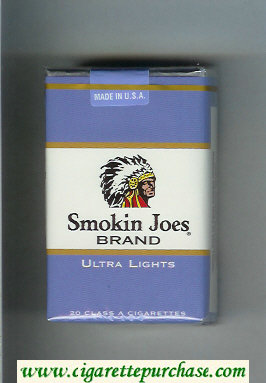 Smokin Joes Brand Ultra Lights cigarettes soft box