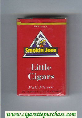 Smokin Joes Little Cigars Full Flavor cigarettes soft box